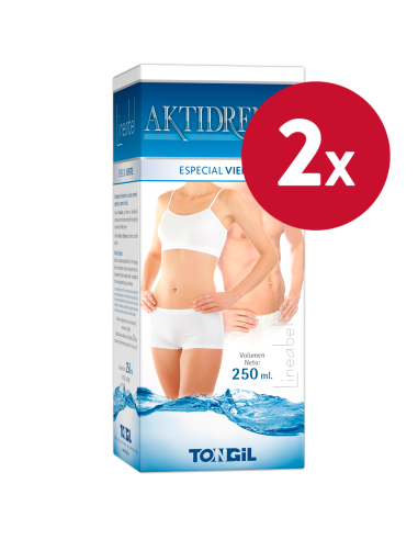 Pack 2 Unidades Aktidrenal Vientre Plano 250Ml. Lineabel de