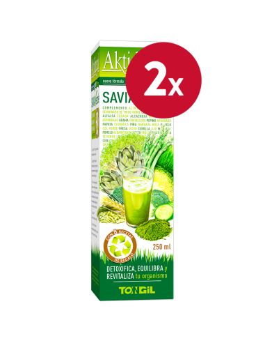 Pack 2 Unidades Aktidrenal Savia Verde 250Ml. Lineabel de To