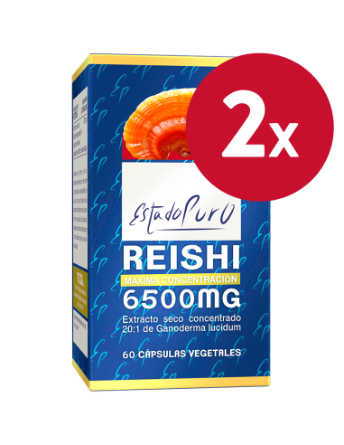 Pack 2 Unidades Reishi 6500Mg. 60Cap. de Tongil.