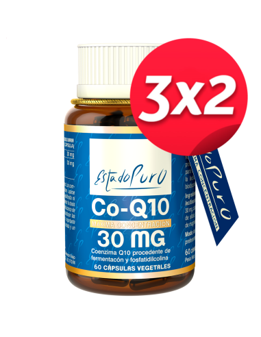 Pack 3X2 Co-Q10 Kaneka 30Mg. 60Cap. Estado Puro de Tongil..