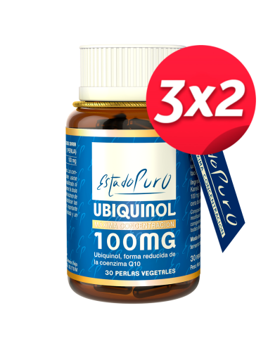 Pack 3X2 Ubiquinol 100Mg. 30 Perlas de Tongil..