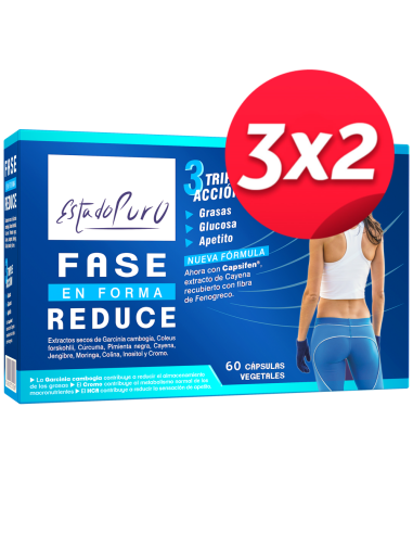 Pack 3X2 Fase Reduce En Forma 60Cap. Estado Puro de Tongil..