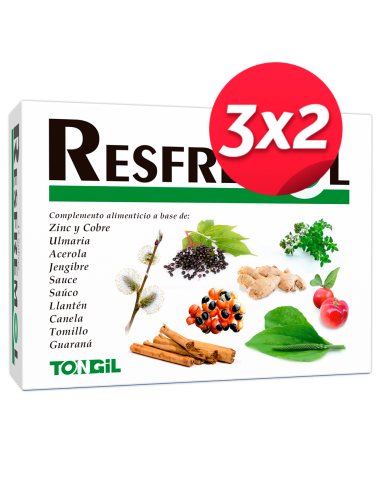 Pack 3X2 Resfremol 12S Sobres de Tongil..