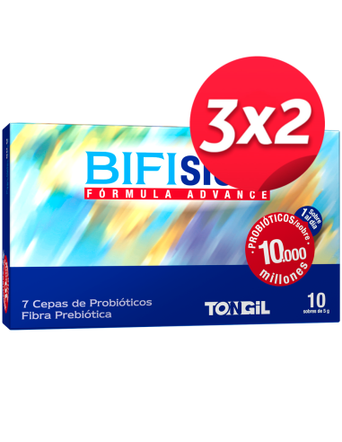 Pack 3X2 Bifisiete 10Sobres 50Gr de Tongil..