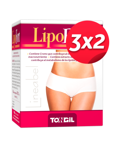 Pack 3X2 Lipofort 60Cap. Lineabel de Tongil..