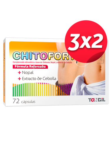 Pack 3X2 Chitofort Plus 72Cap. Lineabel de Tongil..