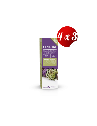 Pack 4x3 uds Cynasine Gotas 50 Ml De Dietmed