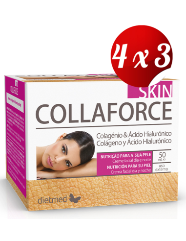 Pack 4x3 uds Collaforce Skin Crema 50 Ml De Dietmed