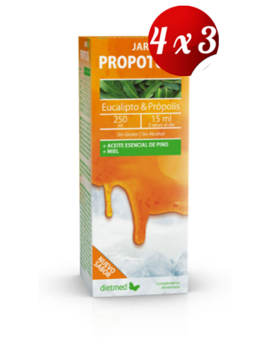 Pack 4x3 uds Propotuss Te Jarabe 250 Ml De Dietmed