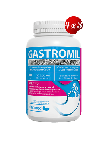 Pack 4x3 uds Gastromil Polvo 100 G De Dietmed