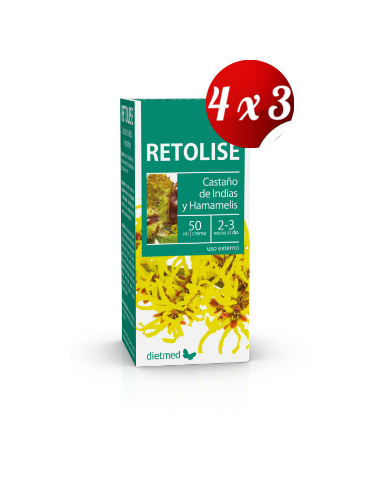 Pack 4x3 uds Retolise Crema 50 Ml De Dietmed