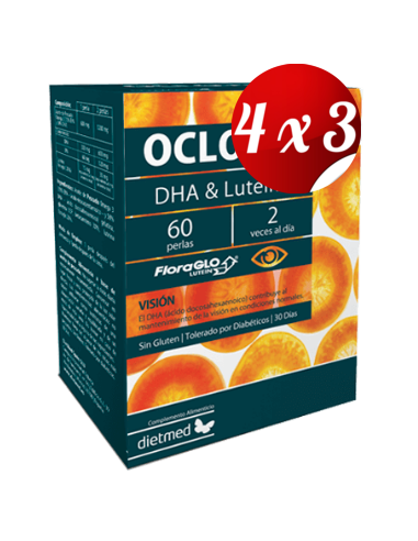 Pack 4x3 uds Oclovit Perlas 60 Capsulas De Dietmed