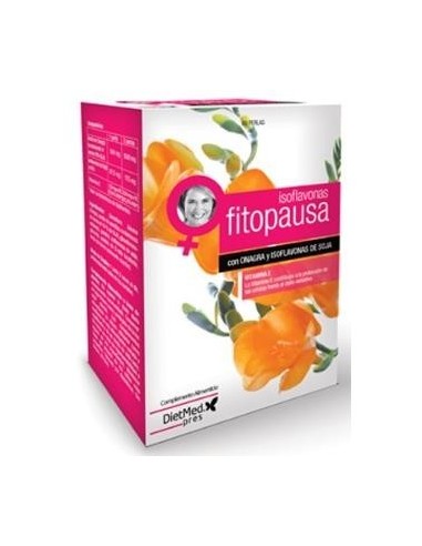 Pack 4x3 uds Fitopausa Isoflavonas Perlas 60 Capsulas De Dietmed