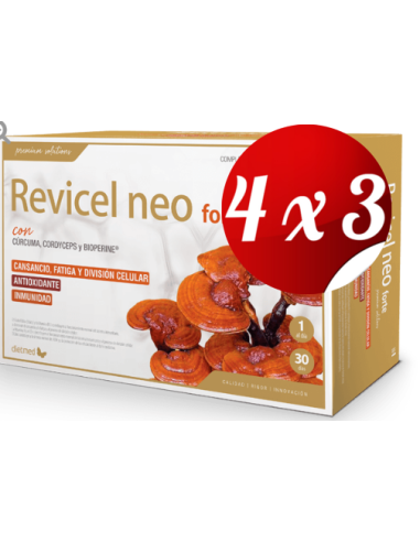 Pack 4x3 uds Revicel Neo  30 X 15 Ml Ampollas De Dietmed