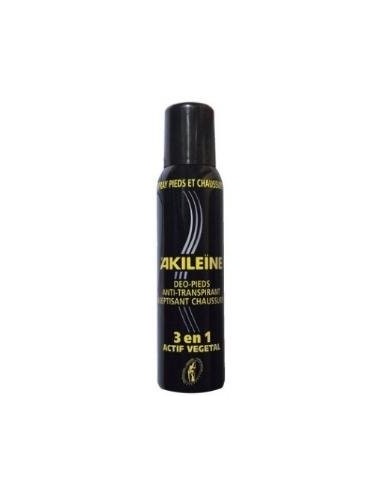 Spray Pies Y Calzado (Negro ) 3 En 1 150 Mililitros Akileine