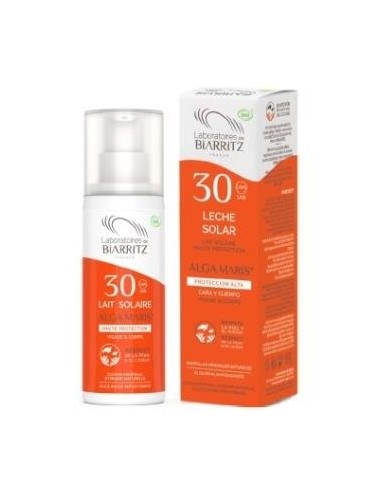 Leche Solar Spf30 100Ml. Bio de Alga Maris - Lab. Biarritz