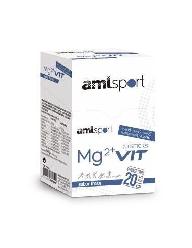 Mg2 + Vit Sabor Fresa 20Sticks Amlsport de Ana Maria Lajusti