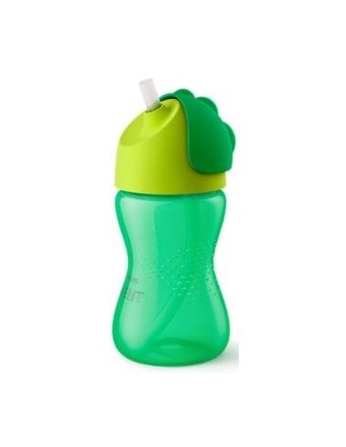 Vaso Con Pajita 300 Mililitros Verde Scf798/01 Avent