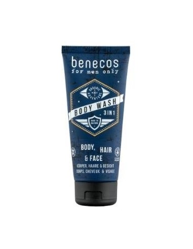 Body Wash 3En1 For Men 200 Mililitros Vegano Benecos