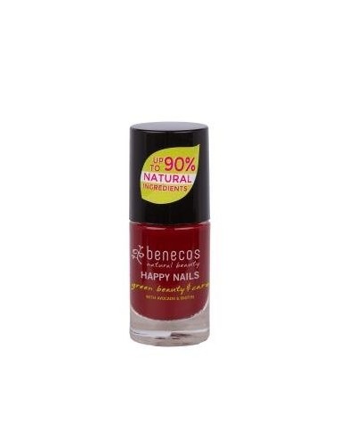 Laca De Uñas Cherry Red 5 Mililitros Vegano Benecos