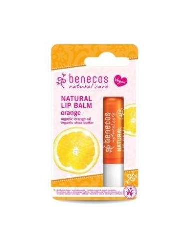 Balsamo Labial Vegano Naranja 4,8 Gramos Benecos