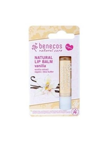 Balsamo Labial Vegano Vainilla Natural 4,8 Gramos Benecos