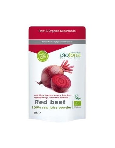 Red Beet Raw Remolacha Roja 200Gr. Bio de Biotona