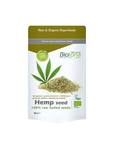 Hemp Seed Cañamo Semillas 300Gr. Bio de Biotona