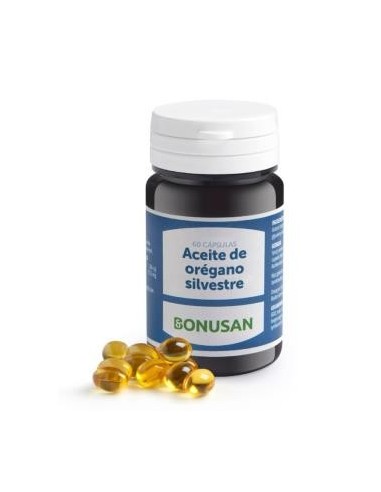 Aceite De Oregano Silvestre 60 Cápsulas  Bonusan