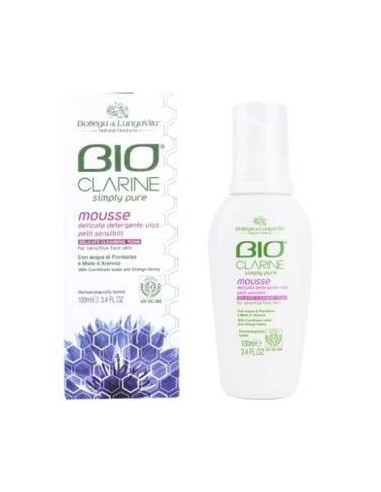 Bio Clarine Mousse Limpiador Suave 100 Mililitros Bottega Di Lungavita