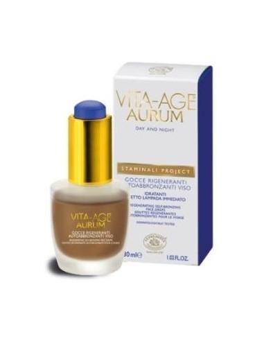 Vita-Age Aurum Serum Regenerador Antiedad 30 Mililitros Bottega Di Lungavita