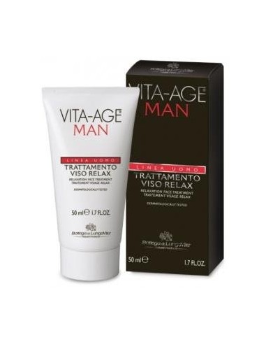 Vita-Age Uomo Tratamiento Facial Relajante 50 Mililitros Bottega Di Lungavita