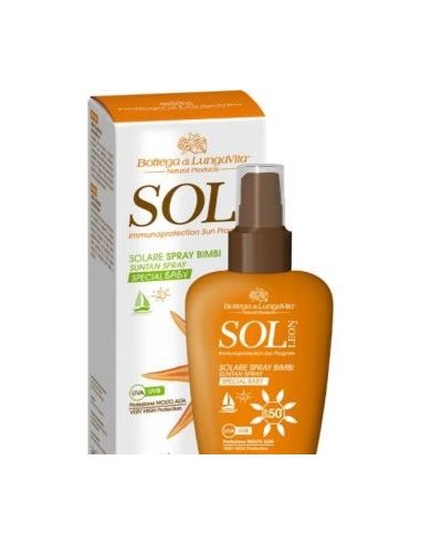 Sol Leon Spray Solar Bebe Spf 50 150 Mililitros Bottega Di Lungavita