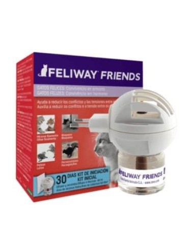 Feliway Friends Difusor+Recambio 48 Mililitros 1Mes Ceva Vet