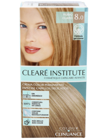 Colour Clinuance 8.0 Rubio Claro Cabellos Delicado Cleare Institute