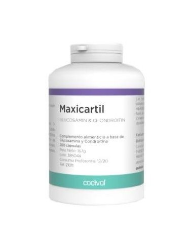 Maxicartil 200 Cápsulas  Codival