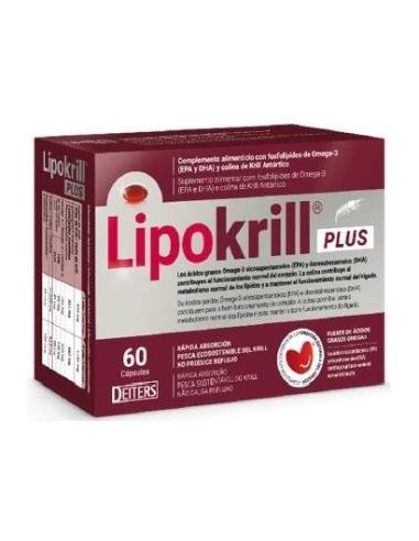 Lipokrill Plus 60 Cápsulas  Deiters