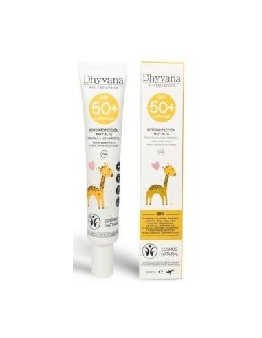 Solar Spf50+ Infantil  Sensible 50 Mililitros Eco Dhyvana