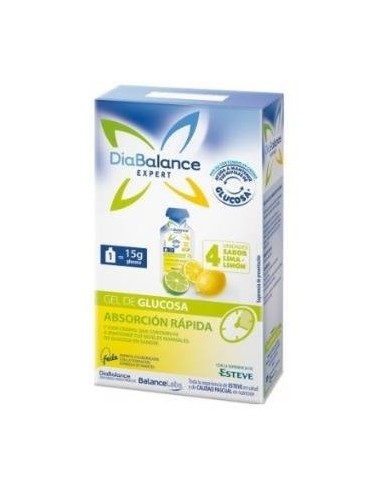 Diabalance Gel Glucosa Absorcion Rapida Limon 4 Unidades Diabalance