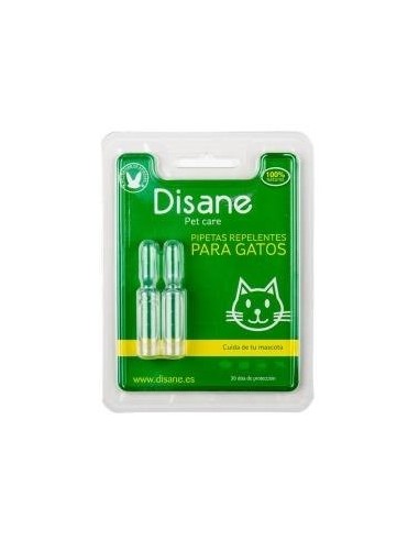 Pipeta Antiparasitaria Para Gato 2 Unidades Disane Vet