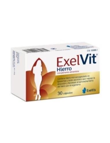 Exelvit Hierro 30 Cápsulas  Exeltis