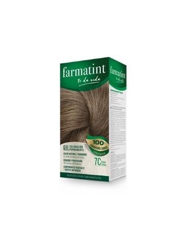 Farmatint Gel 7C Rubio Ceniza 135 Mililitros Farmatint