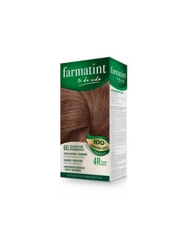 Farmatint Gel 4R Castaño Cobrizo 135 Mililitros Farmatint