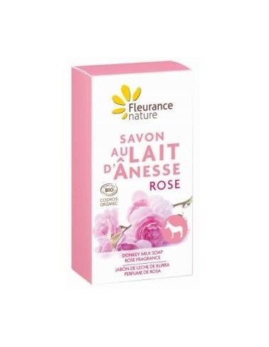 Jabon Leche De Burra Perfume De Rosa 100Gr. de Fleurance Nat