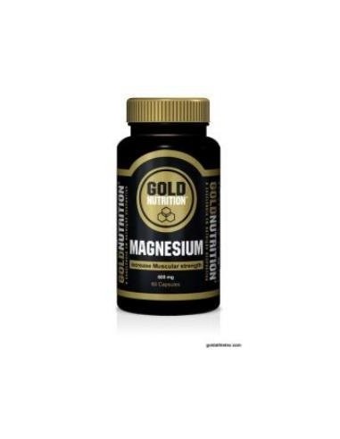 Magnesio 600Mg. 60 capsulas de Gold Nutrition