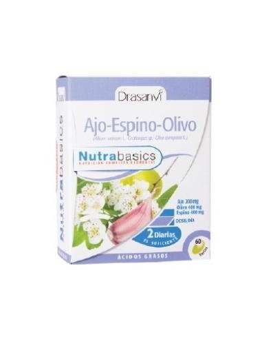 Ajo Espino Olivo 500Mg Bote 60 Perlas Nutrabasicos Drasanvi