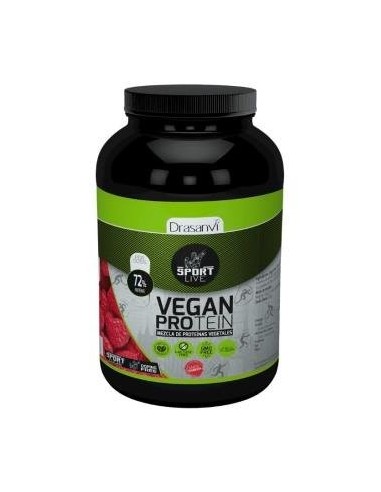 Proteina Vegetal Sabor Frambuesa 600G Sport Live Drasanvi