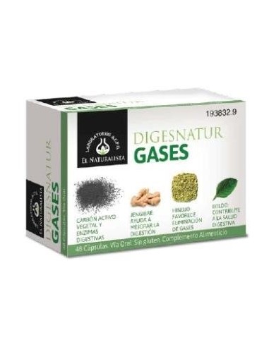 Digesnatur Gases 48 Cápsulas  El Naturalista