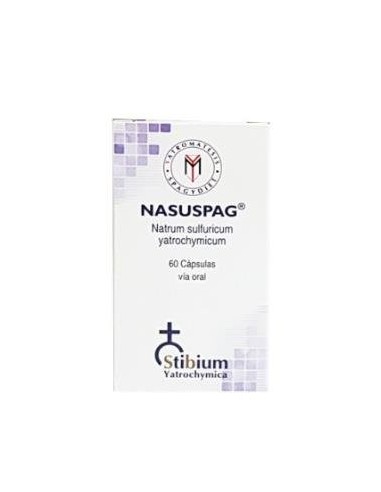 Nasuspag Natrum Sulfuricum 60 Cápsulas  Heliosar