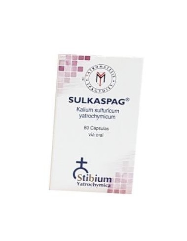 Sulkaspag Kalium Sulfuricum 60 Cápsulas  Heliosar